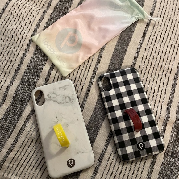 White marble loopy case (iPhone X) - Picture 1 of 7